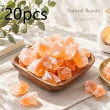 Orange Crystal Raw Stone Suitable For Fish Tank, Aquarium, Glass Container, Vase Filler, Jewelry Making, DIY Crafts, Holiday Birthday Gifts - Orange - View 11