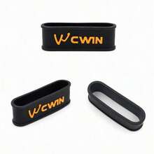 6pcs Colorful Silicone Racket Grip Rings, Anti-Slip Racket Handle Sleeve - Multicolor - View 5