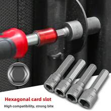 36pcs Screwdriver Bit Set, Socket Bit Set, 1/4" Quick Change Bit Adapter, Manual Driver, Hex/Torx/Flat Head Bits, Tri-Wing/Special Bits, Home Repair Tools, Power Tool Accessories - A - View 5