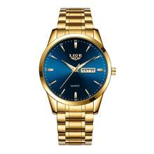 LIGE Men's Fashion Business Casual Waterproof Quartz Watch With Calendar Date Display, Classic Multifunction Watch For Men And Women - Silver - View 13