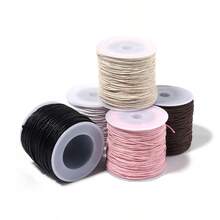 1 cuộn dây sáp 1mm làm trang sức, dài khoảng 70m, dây bện cho túi xách, tua rua, mặt dây chuyền, vòng tay và dây chuyền - Dây sáp - Xem 11