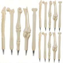 5PCS Creative Realistic Bone-Shaped Ballpoint Pens, Skeleton Finger Design, Personalized Neutral Pens, Compact And Innovative, Suitable For Doctors And Nurses, Halloween Holiday Gift - A - View 6