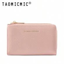 Long Wallet Wristlet Bag For Women, PU Leather, Fashionable Versatile Cross-Hatch Texture, Full Zipper, Multiple Card Slots, Photo Slot, Cash Compartment - Multicolor - View 10