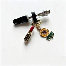 1個電子菸支架香菸盒矽膠環，電子菸吊飾配件，可設計專屬電子菸吊飾，510電池支架 - 彩色 - 查看 4