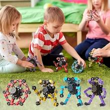 1pc Random Color Transforming , Mechanical Robot Design, Adult Desktop Stress Relief Toy - Multicolor - View 7