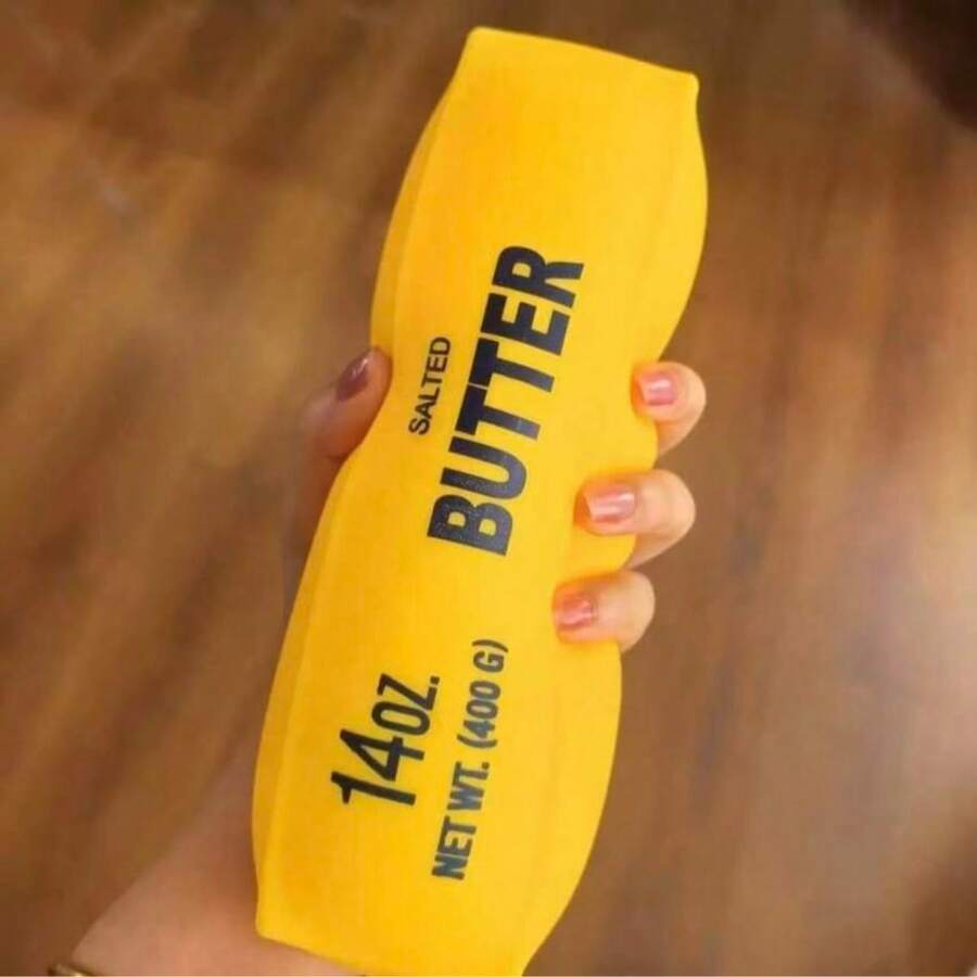 Mainan Squishy Stik Mentega Raksasa, Ekstra Tebal dan Lembut, Pantulan Lambat, Mainan Remas untuk Meredakan Stres, Bentuk Mentega yang Lucu, Cocok untuk Meredakan Kecemasan dan Permainan Sensorik - MultiWarna - View 1