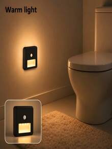 6pcs Motion Sensor LED Wall Lights, Suitable For Stairs, Bedroom, Hallway, Bathroom, Corridor And Cabinet, Auto On/Off When Motion Detected, Ideal For Night Lighting - Motion Sensor Wall Light - View 10