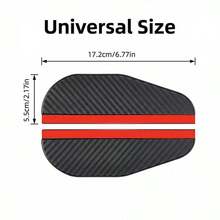 For FIAT Bravo 2Pcs Carbon Fiber Texture Car Rearview Mirror Rain Eyebrow Rain Shield Sun Visor Waterproof Mirror Cover Auto Exterior Accessories - A - View 6