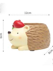 1pc Cute Style, Animal Shaped Planter, Decorative Storage & Plant Container, Mini Flower Pot, For Christmas Holiday Desktop Home Office Tabletop Decor & Xmas Gift Christmas Christmas Decrations Christmas Decrationschristmas Giftshome Decorhome Decor - Multiple Colors and Styles - View 17