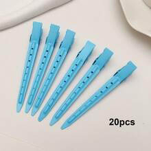 20PCS/10PCS Root Fixing Fluffy Hair Clips For Women, No Trace Bangs High Crown Styling Hair Clips, Makeup Positioning Alligator Hair Clips Hair Accessories (Suitable For Personal Makeup Styling, Hair Salon, Photo Studio) - Silver - View 21
