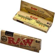 Avant Raw ORIGINAL Classic 1/4 Rolling Papers 64-Count Booklets - 24-Pack Box GUARANTEED QUALITY - View 3