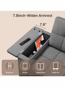 Futons - Light Grey - View 5