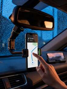 3/1pc 360° Rotatable Adjustable Phone Holder, Space-Saving Car Phone Mount, L-Shaped Design, Secure Grip, Sturdy Structure, Suitable For Phones, Home Decor, Office Desk, Camping, Travel And More - Multicolor - View 11