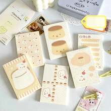 1pc Cute Korean Style Cake Non-Sticky A7 Ins Highly Attractive Message Student Material Memo Notepad, Random Pattern - one-size - View 2