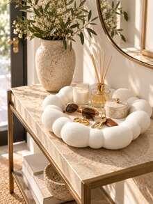 1pc Bubble Tray Vanity Storage Organizer, Decorative Jewelry Perfume Candle Small Accessory Storage Tray, Vanity Bathroom Countertop Decor, Home Storage Display, Room Decoration, Creative Gift, Halloween, Kitchen, Cup, Christmas Home Decor - Multicolor - View 4