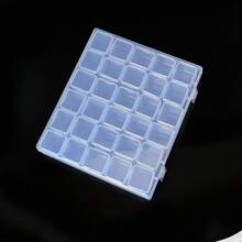 1/10/16/31 Compartment Large Capacity Nail Art Rhinestone Storage Box, Detachable Multi-Grid Visible Jewelry Organizer, Nail Art Container Suitable For Daily Nail Art And Collection - Clear - View 11