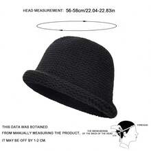 1pc Women's Bucket Hat With Heart And Star Brooch, Fashionable Casual Fishing Hat For Spring And Autumn, Suitable For Travel, Beach And Party - Multicolor - View 2