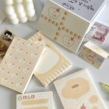 1pc Cute Korean Style Cake Non-Sticky A7 Ins Highly Attractive Message Student Material Memo Notepad, Random Pattern - one-size - View 4