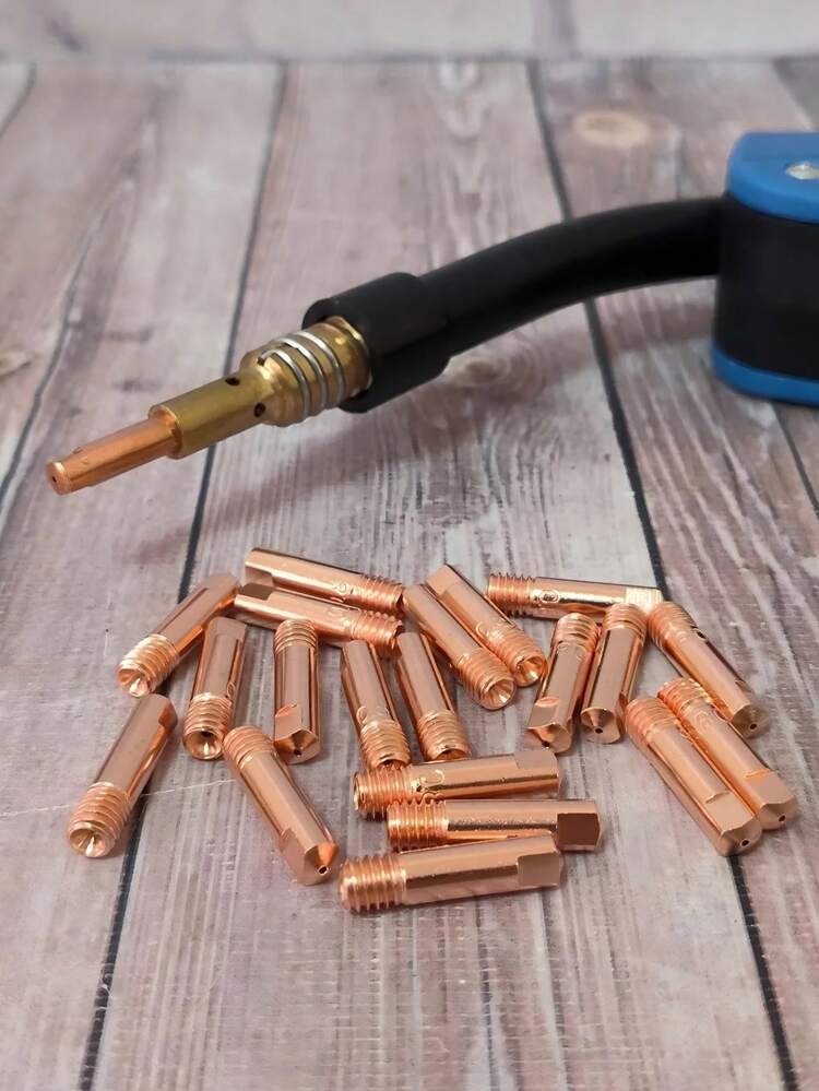 MB15AK MIG Welding Contact Tip 0.8mm Purple Copper Guide Tip - 10pcs - View 5