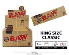 Avant RAW KING SIZE CLASSIC WIDE BOX 50 PCS ROLLING PAPERS Wide Sheet Guaranteed Quality - View 5