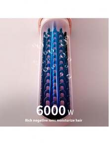 Wireless Charging Hair Straightener Portable Mini Hair Straightener Negative Ion Dual Use Curler And 2 In 1 Electric Heated Comb Battery Capacity 4000mAh - Multicolor - View 7