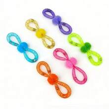 Colorful Soft Tube Cat Toy With Bell And Bow, Interactive Self-Entertainment Toy To Relieve Pet Boredom - Multicolor - View 8
