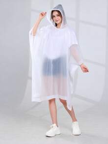EVA Hooded Rain Poncho - Lightweight Reusable Rain Gear For Women; Suitable For Outdoor Hiking, Travel And Camping; Portable Emergency Rain Protection Equipment, Keep You Dry - Multicolor - View 15