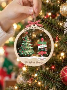 Personalized Christmas Ornament With Names, Custom 2026 Family Ornament, Christmas Tree Ornament, Xmas Tree Decor, Holiday Keepsake - Multicolor - View 7