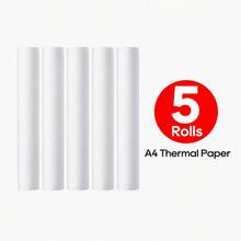 A4 Thermal Sensitive Printing Paper Roll, Thickened Quick-Drying Inkless Paper For Portable Printers, Christmas Retail Receipts, Halloween Event Coupons, Business Invoices, Office & Retail Labels, Compatible Refill Paper Only - View 19