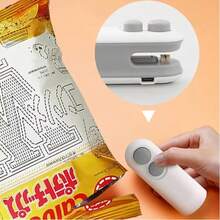 Mini Sealer, 2-In-1 Heat Sealer And Cutter, USB Rechargeable Portable Handheld Food Bag Resealer, Magnetic Design, Instant Heating, Keep Food Fresh, Suitable For Potato Chips, Snacks, Plastic Bags (PP, PE, PVC), Kitchen Storage - Multicolor - View 12