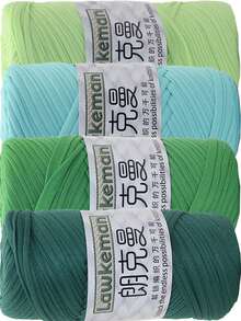 Lawkeman 4PCS/800g Premium Color T-Shirt Yarn, Elastic Fabric Crochet T-Shirt Yarn, Thick Handmade Polyester Fabric Ribbon Suitable For Crochet Bags/Baskets/Carpets, Home Decor, DIY Crafts - Multiple Styles - View 11