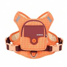 Ransel Hewan Peliharaan dengan Tali Anjing, Rompi Anjing Jaring Reflektif dan Bernapas, Harness Jalan-jalan Luar Ruangan yang Dapat Diatur, Cocok untuk Anjing Kecil dan Sedang - MultiWarna - View 14