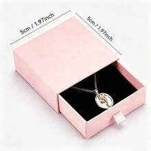 1/5pcs Pink Jewelry Box, Small Drawer Storage Box, Portable Earring Ring Necklace Bracelet Jewelry Display Rack, Bedroom Vanity Desktop Storage, Travel Jewelry Storage Box, Daily Cosmetics And Small Accessories Storage, Gift Packaging Box - Multicolor - View 7