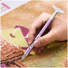 Diamond Painting Pen, Refillable Wax Pen, Suitable For Diamond Painting Set Accessories, Self-Adhesive Drill Pen With Metal Correction Plate, Suitable For 5D Craft DIY Diamond Painting - B18 - A - View 8
