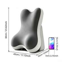 1 buah Bantal Baji Ergonomis Busa Memori yang Dapat Diatur dan Dilepas, Bantal Penopang Kaki Miring, Bantal Sandaran Multifungsi untuk Tempat Tidur, Sofa, Membaca, Bepergian, Kamar Tidur - Satu-Ukuran - View 13
