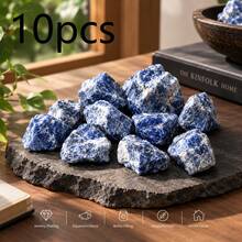 Blue Fluorite Gemstones Suitable For Fish Tank, Aquarium, Glass Container, Vase Filler, Jewelry Making, DIY Crafts, Holiday And Birthday Gifts - Blue - View 10
