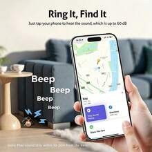 Smart Item Tracker Compatible With IOS Find My, Anti-Lost Locator With Location Sharing, Replaceable Battery And Sound Alert, Waterproof UWB Tracker, Android Silicone Device, Works With Find My, Suitable For Wallet, Keys, Luggage - Multicolor - View 3