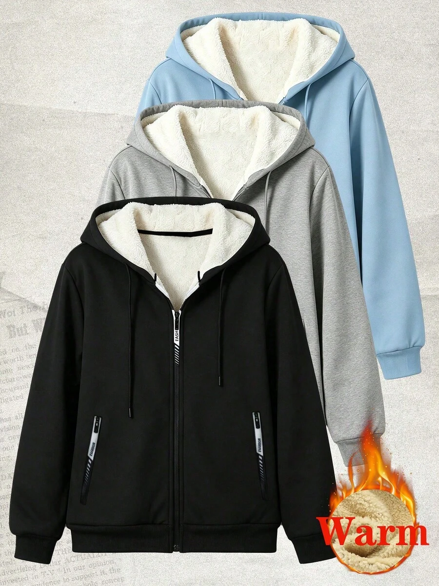 Women's Jacket, Multiple Colors Available, 1 Pair, Suitable For Daily Wear, Sports, Fitness, Outdoor Activities, Perfect Holiday Gift For Girlfriend, Lover, Mother - Black - View 1
