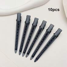 20PCS/10PCS Root Fixing Fluffy Hair Clips For Women, No Trace Bangs High Crown Styling Hair Clips, Makeup Positioning Alligator Hair Clips Hair Accessories (Suitable For Personal Makeup Styling, Hair Salon, Photo Studio) - Silver - View 36