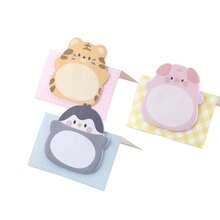 1pc Cute Animal Shaped Sticky Note Set, Cartoon Memo Pad, Korean Style Stationery Manual, Decorative Material, Student Mini Memo Pad, Message Sticky Note, Removable And Reusable Without Residue, Special Shaped Pattern, Bookmark, Mark To-Do List, Office And Study Desk Essential, Compact And Fresh, Creative Gift, Student Stationery, New Semester Essential, Multi-Functional, Practical And High Value, Cute Pet Design, Multiple Patterns, Manual Essential, Desk Storage, No Damage To Paper, Easy To Tear, Strong Adhesion, Student Gift, Office Goodies, Suitable For Diary And Notes, Manual, Cute Girl Style, Adorable And Exquisite - one-size - View 10