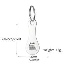 5/10pcs Stainless Steel Shopping Cart Keychain Set, Custom Supermarket Anti-Loss Tags, Personalized Shopping Cart Tokens With Key Rings, Shopping Cart Logo Pattern, Classic Fashion Easy Style, Unisex, Daily Wear, Grocery Shopping Accessories - Thickened Upgraded Version - View 11