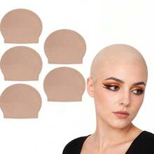 Latex Bald Cap For Adults, Realistic Nude Bald Head For Halloween Costume, Trim-To-Fit Edges, For Halloween, Cosplay, Theater - View 13