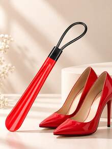 1pc Extra-Long Plastic Shoehorn -Bend Shoe Helper For Easy Shoe Wearing, Home-Use Shoehorn-The Ultimate Tool For Putting On Shoes.Long Handle Shoe Aid For Home & Travel - A - View 8