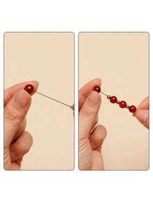 Beading Needle Hand Tool For DIY Beading, Open-End Needle For Threading Beads And Seed Beads, Ultra-Fine Beading Tool - Beading Needle - View 2