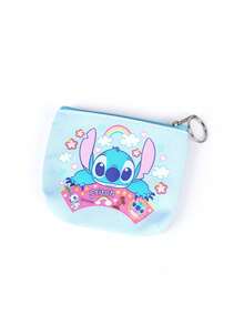 Monopoly Cartoon Anime Theme Periphery Stitch Coin Purse Anime Figure Stitch Angel Image Coin Bag Gifts Stitch Keychain Portable Wallet - Multicolor - View 7