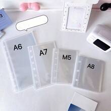 A8 A7 A6 M5 High Clear Refill Pages Thick Card Sleeves For Photo Cards Binder Inner Sheets For Star Card Collectors - Style 1 - View 1