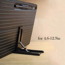 Adjustable Folding Tablet And Phone Stand, Compatible With 4.6-12.9 Inch Devices, PVC Material, 6 Height Settings, Desktop Stand For Kindle, Switch And Live Streaming - New Arrival - View 9
