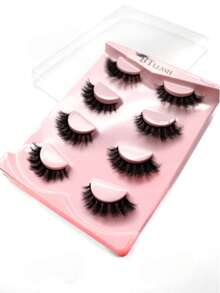 1 Pair Outer Corner Eyelash Extensions - Black - View 2