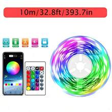 Acosh Neon Smart RGB Flexible LED Strip Lights App & 24 KEY Remote Dual Control Multi Color Changing DIY Ambient Lamp For Bedroom Party Holiday Indoor Home Decoration - APP Control - View 18