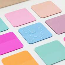 120pcs Transparent Sticky Notes, 6 Packs Random Color PET Self-Adhesive Index Tabs, For Reading Marking, Book Annotation, Office And Study Supplies - one-size - View 5